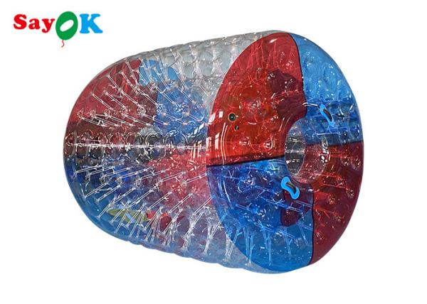 Floating Water Toys 0.9mm PVC Tarpaulin Inflatable Water Roller Ball For Lake