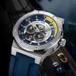320x240 Resolution Waterproof Skeleton Watch For Men Coated Sapphire Crystal
