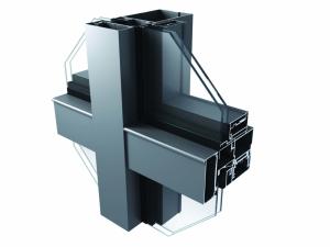 Quality Scratch Resistant Powder Coating Glazed Aluminium Curtain Wall Extrusions wholesale