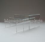 Square Clear Acrylic Display Stands , Acrylic Display Stand For Shoes