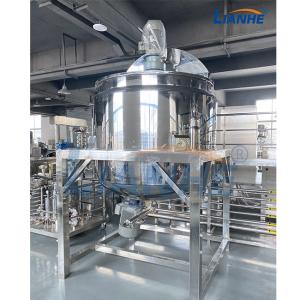 Quality PLC Control Daily Chemical Homogenizer Hand Mouthwash Gel Lotion Emulsifier Mixer wholesale
