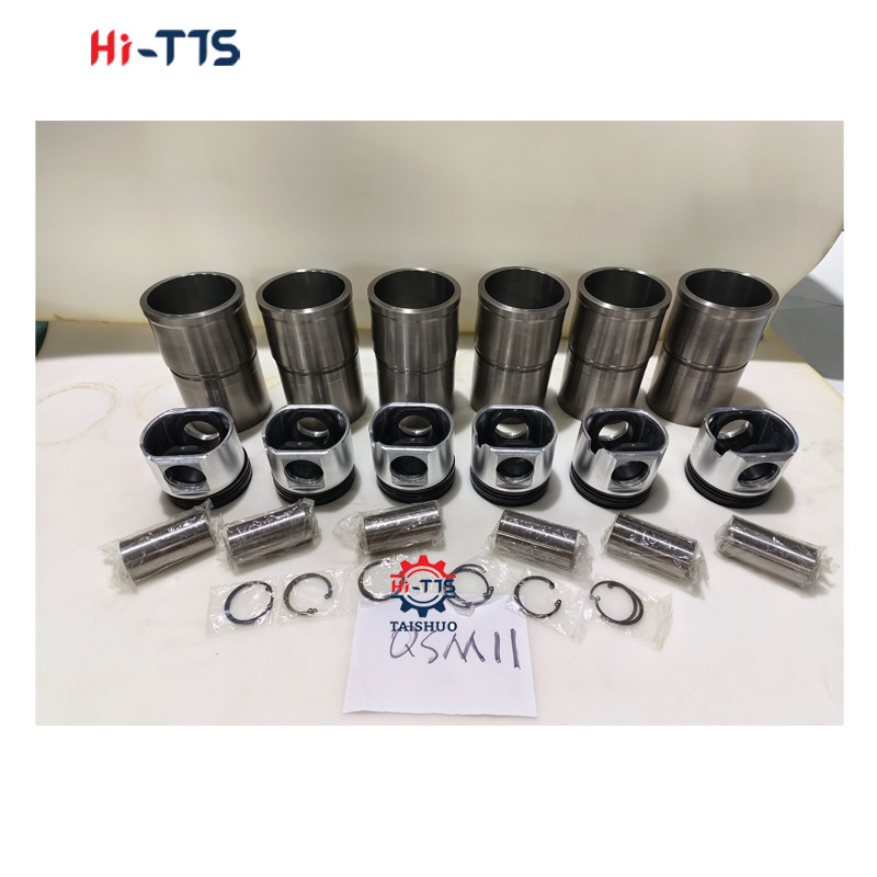Tractor Excavator Engine Repair Parts QSM11Cylinder Liner kit 4952181 Piston 3803977 Ring3803703 Liner
