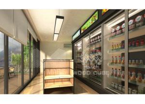 Quality Quick Install Prefab Tiny House Light Steel Frame Mobile Kiosk Storage Room wholesale