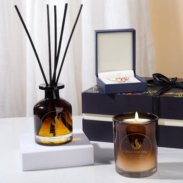 Cheap Custom Essential Oil Glass Aroma Reed Diffuser Occasion Design Set for sale