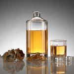 500ml 700ml Crystal Glass Wine Brandy Whiskey Decanter Liquor Bottle with Glass