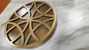 Quality Solid Brass Casting Inlay The Table , Decorative Solid Brass Items wholesale