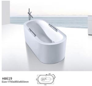 Quality Bathtubs, freestanding Bathtub without faucet , hand shower HB619 wholesale