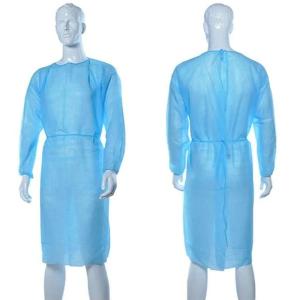 Quality Hospital Disposable Isolation Gowns Pp Polypropylene Non-woven Medical Gowns wholesale