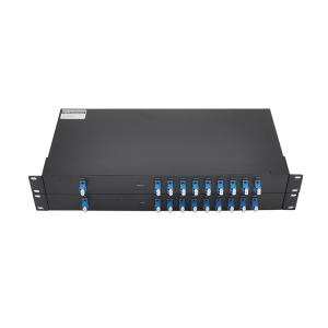 Quality FTTH 16 Channel DWDM MUX DEMUX FC LC Low Insertion Loss wholesale