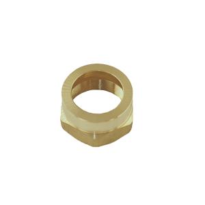 Quality DIN EN 10226-1 Female Thread Brass Pipe Fittings Locknut wholesale