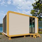 Contemporary Apple Cabin Fast Office Space Accommodation Steel Frame Sandwich