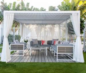 Quality Aluminum Retractable Pergola Roof Villa Garden Landscape Leisure Shade Patio wholesale