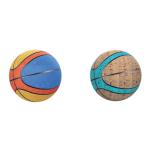 28.5 Inches Custom Cork Basketball Eco Printing Anti Slip OEM