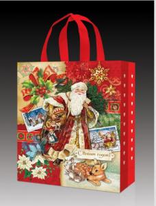 Quality Promotional Custom Christmas Style Non Woven Bag gift Bag Reusable Custom Printing Company Logo wholesale