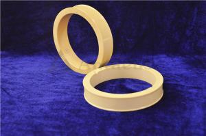 Quality Alumina Material Custom Ceramic Parts Good Insulation In Yellow Color wholesale