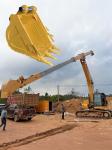 Customized Excavator Bucket For CAT320 Telescopic Arm 25T