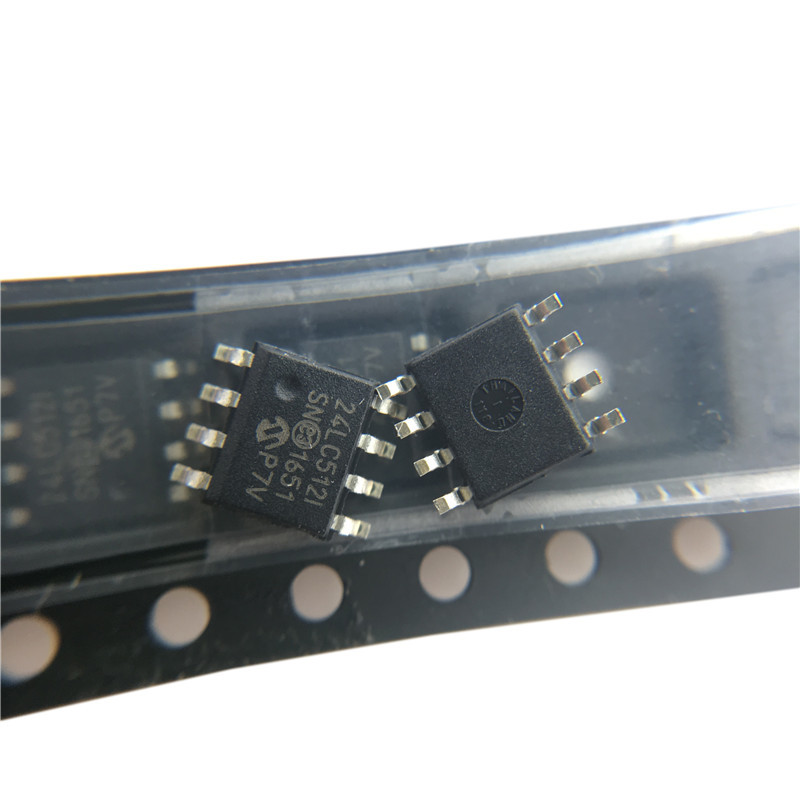 EEPROM 512K Memory IC Chip Flash Microchip Electrical Storage Chips 24LC512T-I/SN