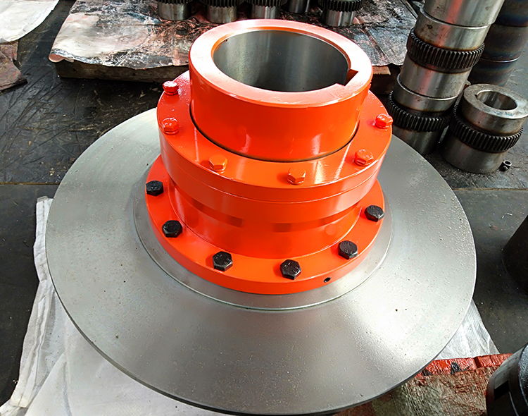 Full Steel Standard Gear Shaft Coupling WGP Type With Brake Disc