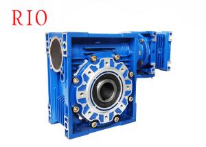 Quality Nmrv040/090 Aluminium Worm Gearbox Reducer Double Reduction Long Service Life wholesale