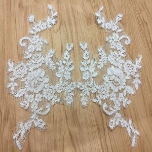 Quality Ivory Venise Cord Lace Applique for Bridal Gown Wedding Dress decoration wholesale