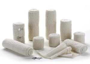 Quality Disposable Medical Bandage Natural Color Elastic Crepe Bandage, cotton, spandex wholesale