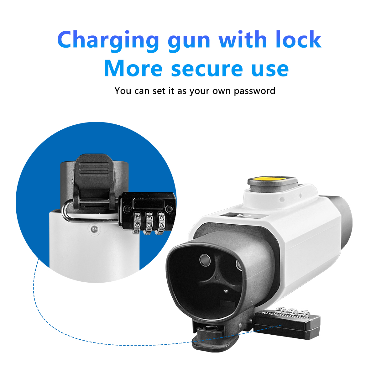 GBT Electric Portable Charging Station 220v Car side Plug 7KW 32A Tesla to GBT EV Charger Converter Single Phase Adapter