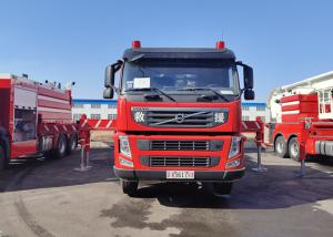 Quality VOLVO 598hp Power Aerial Ladder Fire Fighting Engine With 4 Telescopic Booms wholesale