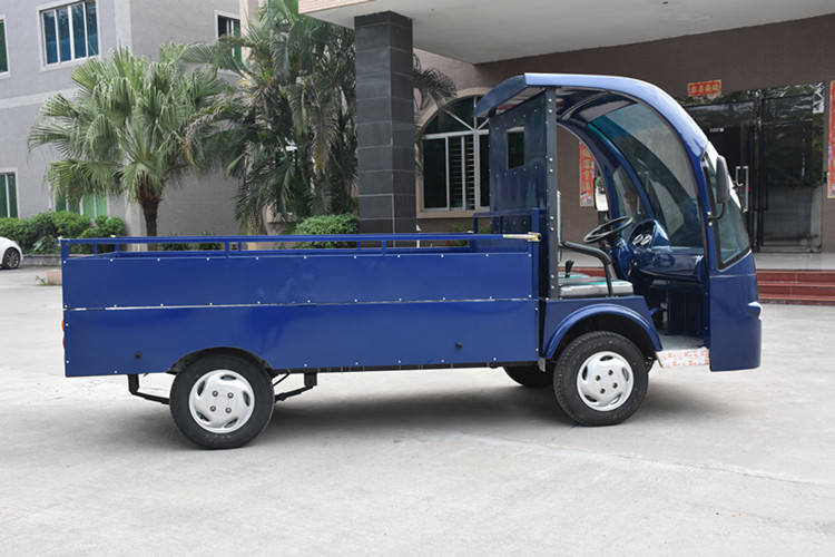 Chinese 500kg Payload Cargo Box 2 Seater Electric Utility Vehicle With DC Motor Light Weight