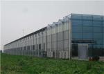 High Durability Agricultural Glass Greenhouse 3m - 7m Side Height For Scientific