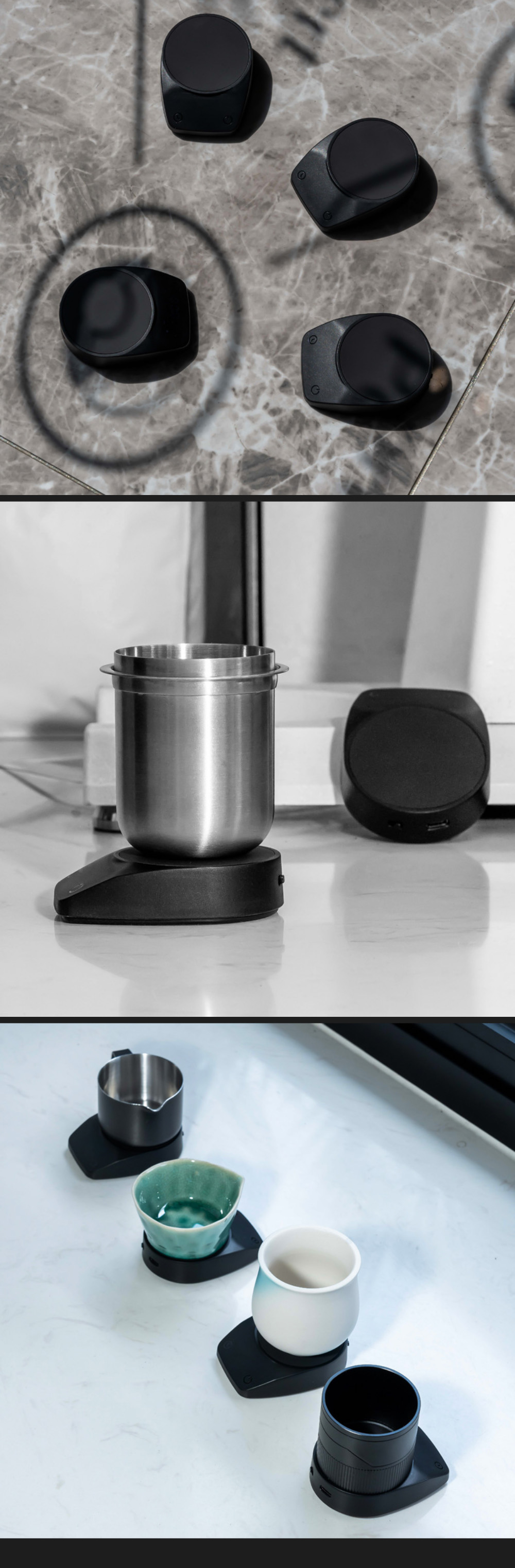 Accurate Measurements Kitchen Coffee Scale with Timer Type-C Charging Stocked Feature