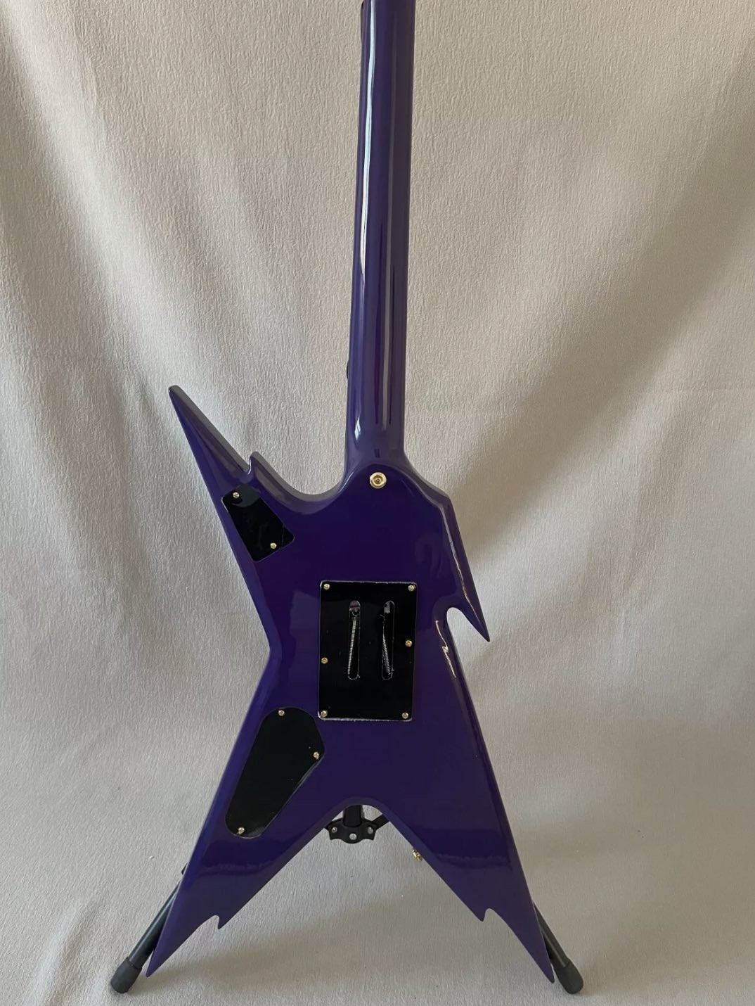 Custom Dean Dime Razorback DCR Black Tooth Limited Electric Guitar