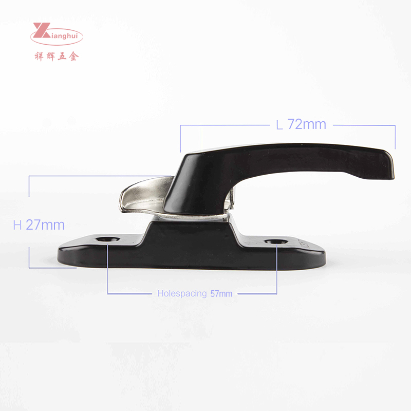 Laser Logo UPVC Crescent Window Lock Sliding Window Hardware Accessories for Windows