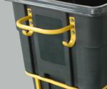 400Litre Black Rotational Molded Heavy Duty Tilt Trucks