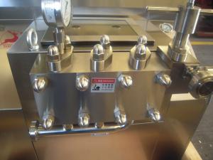 Quality 30KW Stainless Steel Hydraulic Milk Homogeniser For Ice Cream wholesale