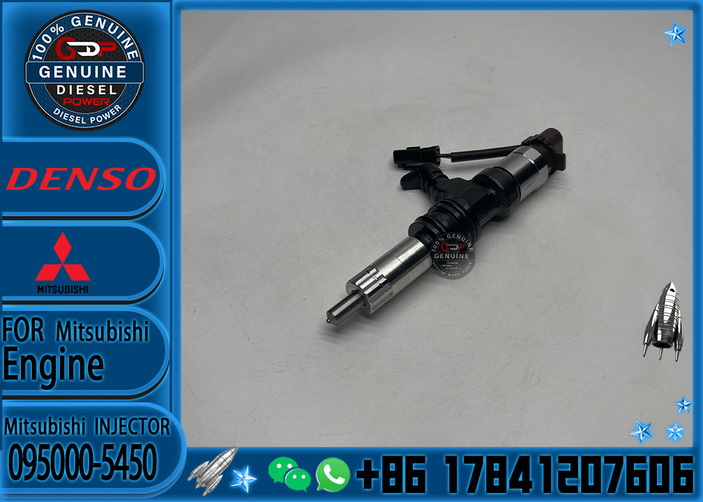 New Diesel Fuel Injector 095000-5450 For MITSUBISHI 6M60 Fuso ME302143 095000-5450