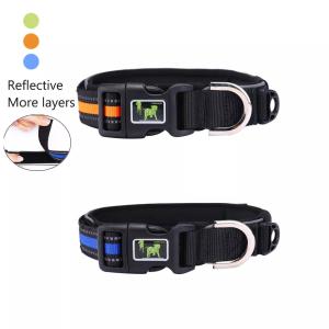 Quality Night Reflective Pet Collar Leashes Safety Intelligent Not Broken No Deformation wholesale
