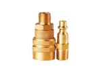 LAM Pneumatic Brass Quick Coupling High Flow Single Shut Off