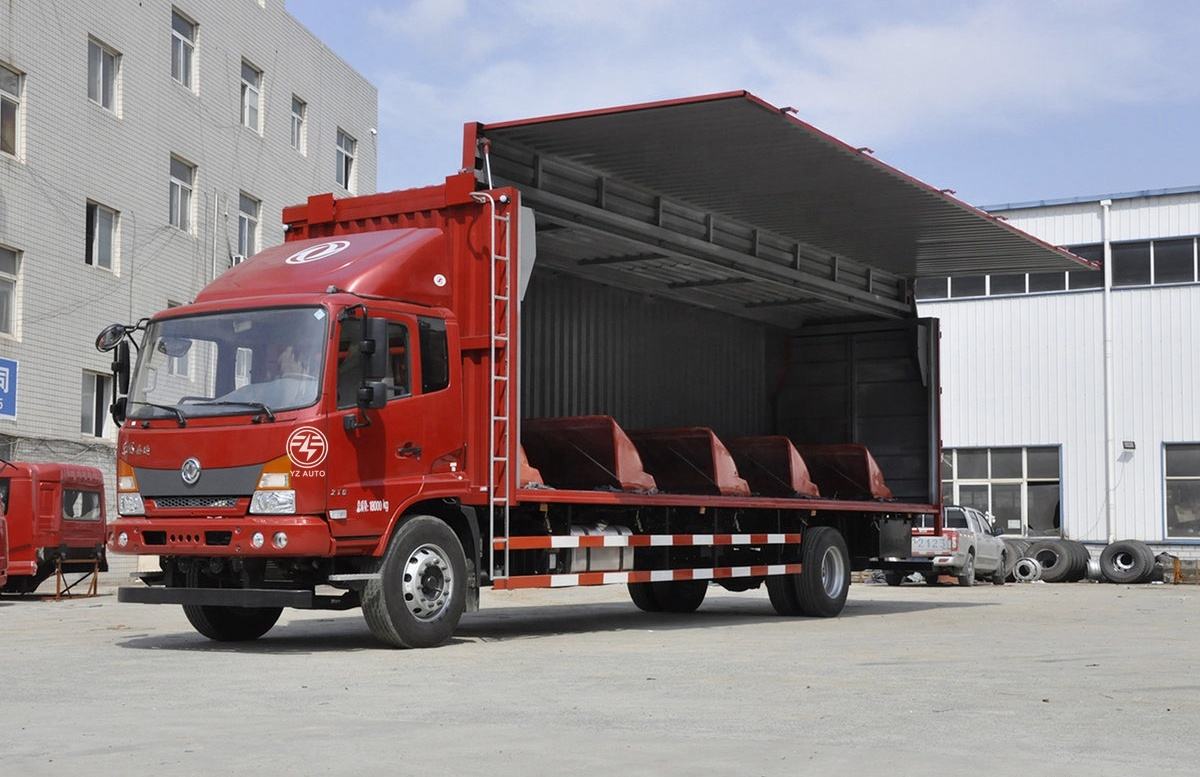 6700mm Wheelbase Dongfeng Van Truck With Manual Transmission And Advanced ABS System