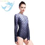 Sun Protection Mermaid Tail Swimsuit , Real Mermaid Scale Swimsuit Sandproof