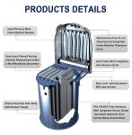 Stainless Steel Casing Dust Collector Filters Cylindrical Shaped For Powdery