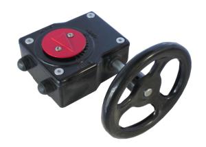 Quality Die Cast Aluminum Quarter Turn Gearbox Worm Gear Vent Valve For Power Supply wholesale