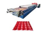 Rib Roof / Corrugated Steel Panel Roll Forming Machine With Hydraulic Driving