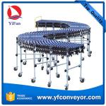 Flexible Expandable Gravity Plastic Skate Wheel Conveyor