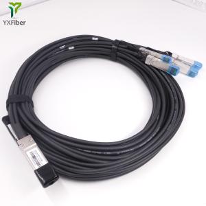 Quality 40G QSFP+ TO 4SFP+ DAC Breakout Passive Optical Cable wholesale