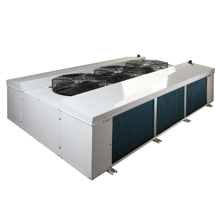 Cold Room Cooling Ceiling Type Dual Sided Air Blowing Evaporator with Refrigerant R404A/R507/R22