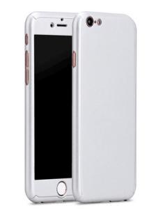 Quality Ultra thin plastic phone case 360 degree full cover cases for iphone 6 6s with tempered glass wholesale