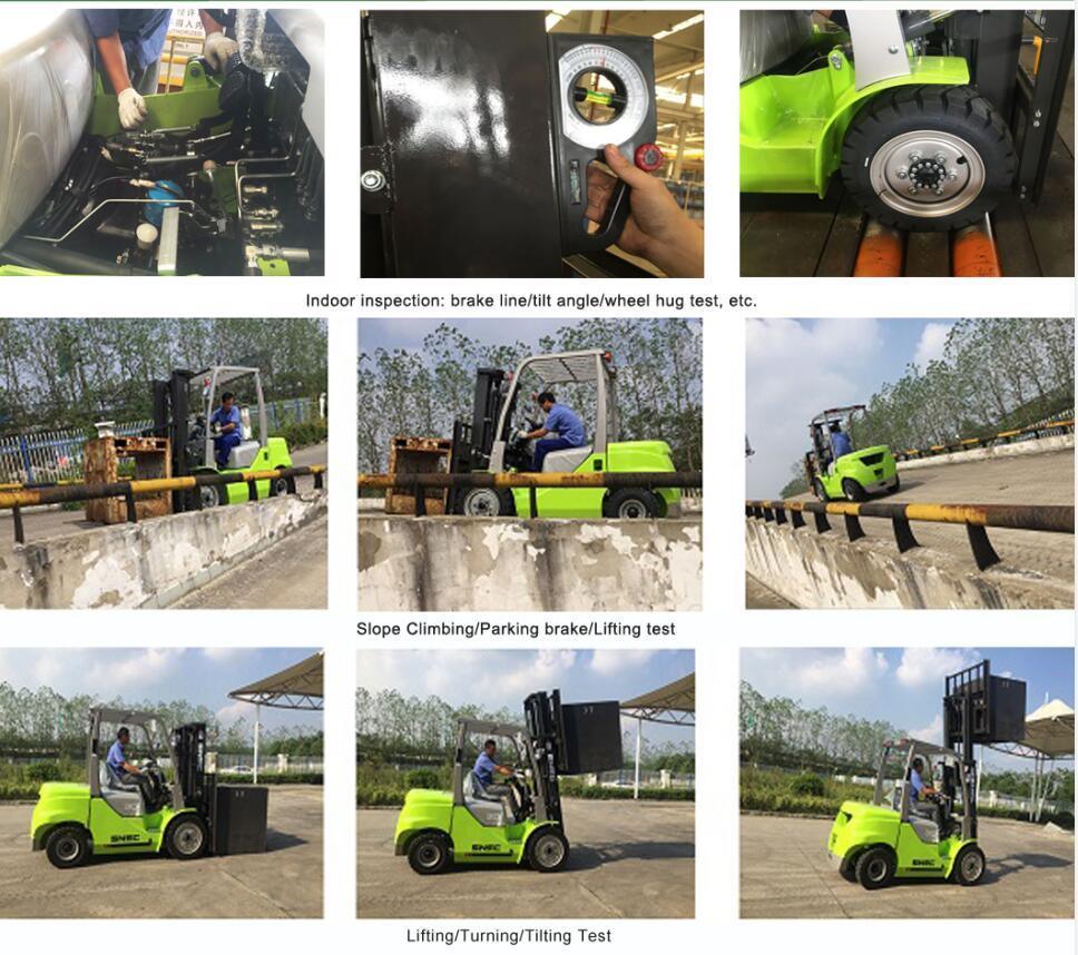Forklift 2.5 3 4 5 6 7 10 Ton Fork Lifter Truck Diesel Forklift with 3 Stage Mast