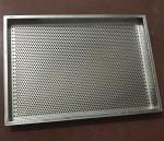 Metal Perforated Wire Basket Cable Tray , Stainless Steel Baking Sheet For Food