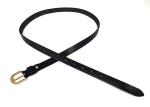 Cowhide Leather 1.8CM Embossed Skinny Belt For Women