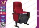 Fabric Upholstery Knock Down Pack Auditorium Theater Seating , School Auditorium